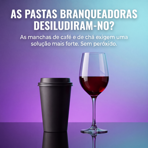 As pastas branqueadoras desiludiram-no? Manchas de café e chá