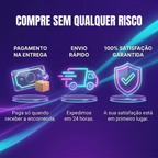 Compre sem qualquer risco — pagamento na entrega, envio rápido